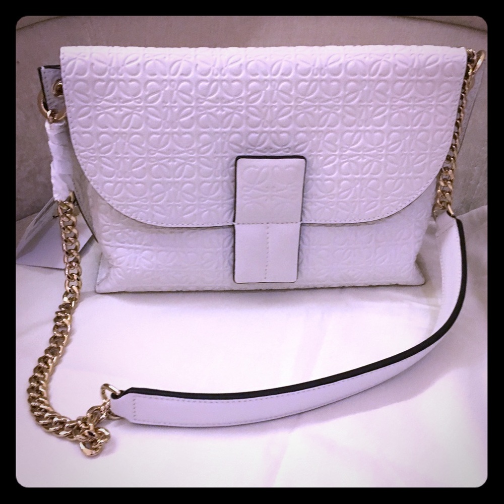 New. Loewe Bolso Avenue Blanco